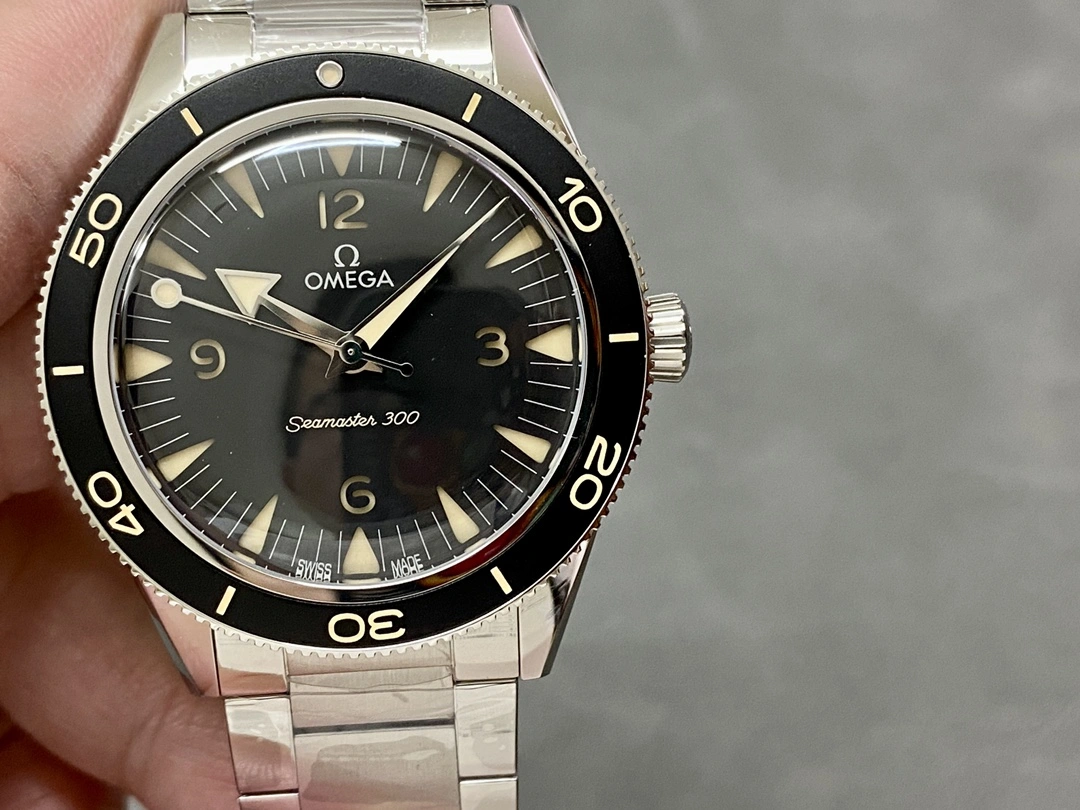 Functional CBD Factory Omega Seamaster 300 Heritage 41mm Black Sandwich Dial Stainless Steel Bracelet (234.30.41.21.01.001) 1:1 Super Clone – DD8912 Movement 248
